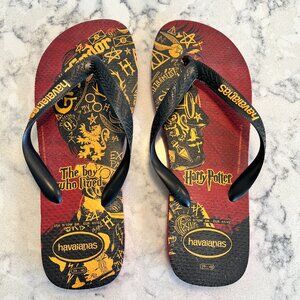 Brand New Without Box Harry Potter Gryffindor Havaianas Flip Flops